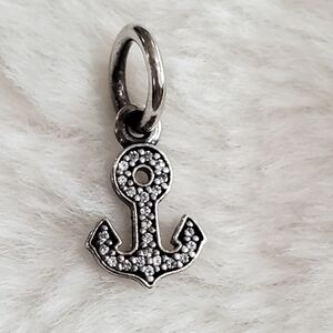 Pandora pave Anchor charm